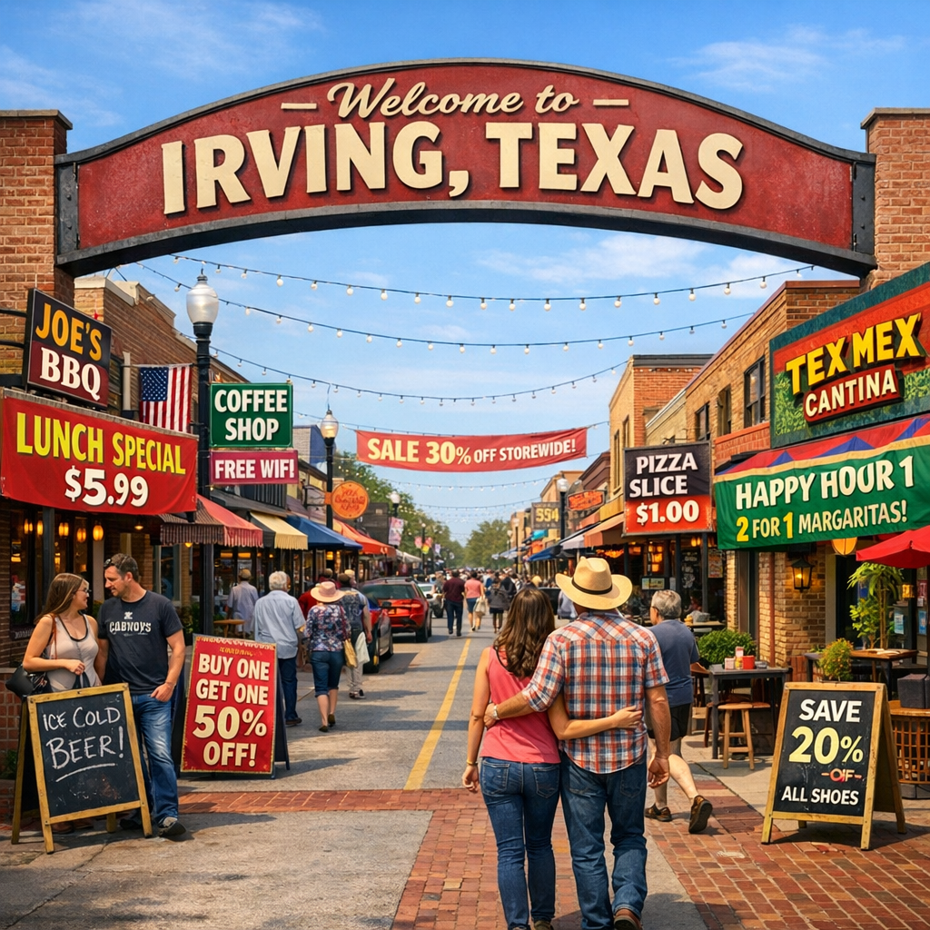 Discover Exclusive Deals from Irving’s Local Businesses